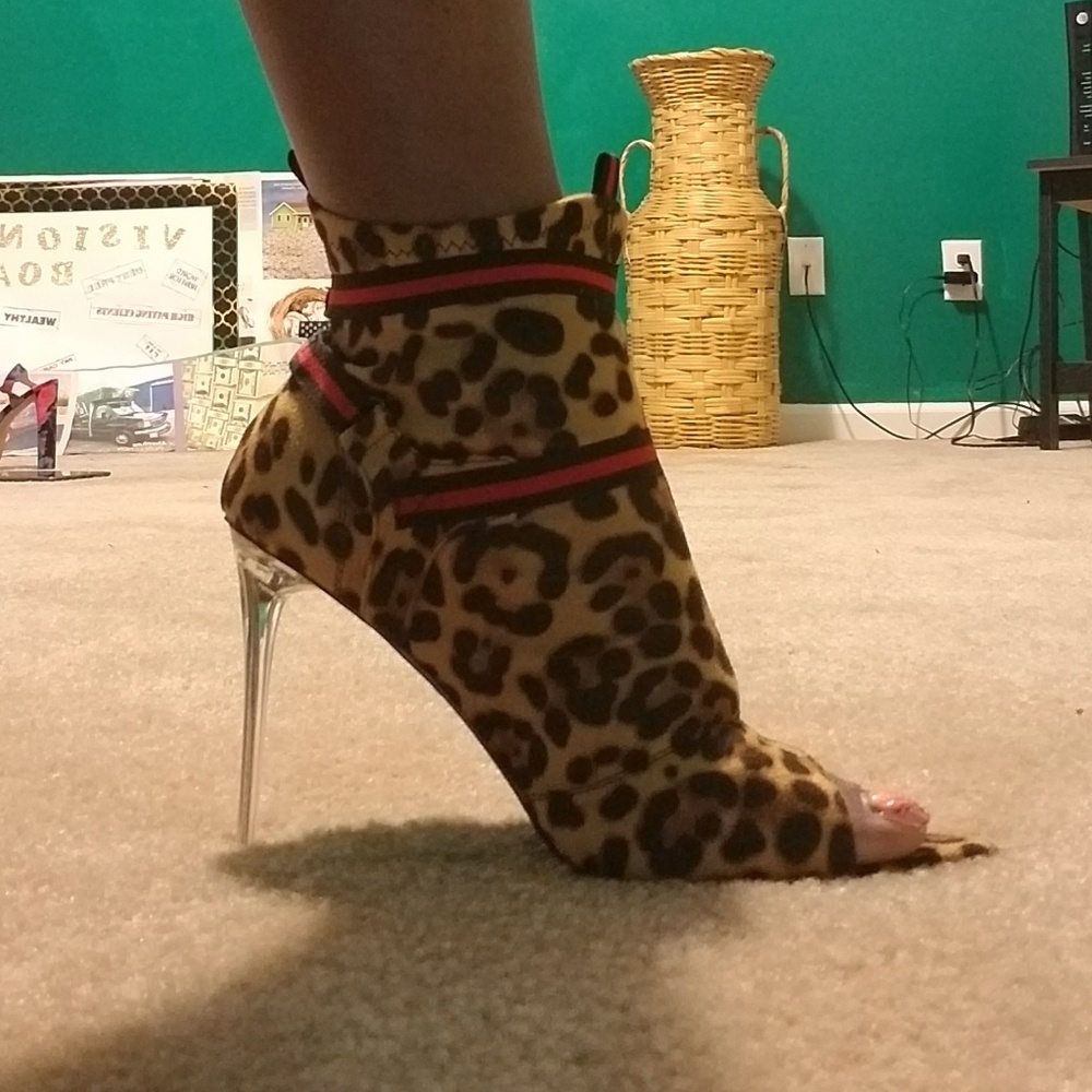 Leopard Bootie